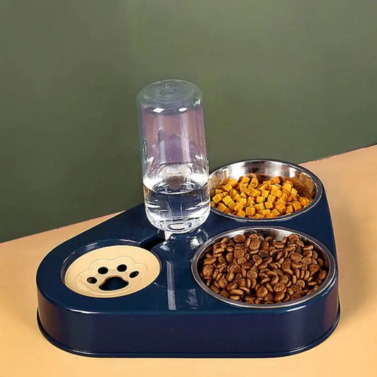 Purrfect Portions: Convenient Multi-Bowl Dispenser for Cats' Food and Water Needs!