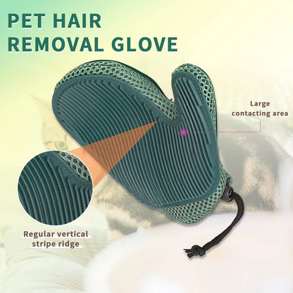 Purrfect Groom: Cat Hair Remover Glove for Effortless Shedding Control