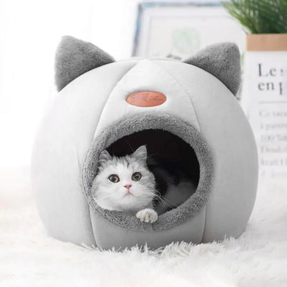 Plush Palace: The Cute Luxurious Cat Bed for Royal Comfort!