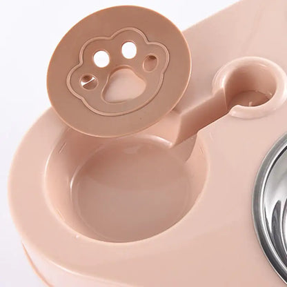 Purrfect Portions: Convenient Multi-Bowl Dispenser for Cats' Food and Water Needs!