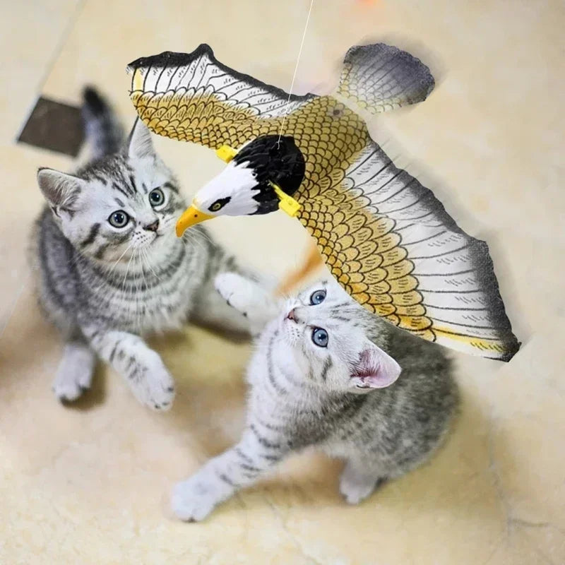 Simulation Bird  Cat Toy. Electric Flying Bird Cat Toy That Your Cat Will Love.
