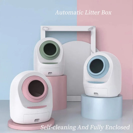 Ultimate Clean: The Smart Automatic Fully Closed Self-Cleaning Cat Litter Box with App Control