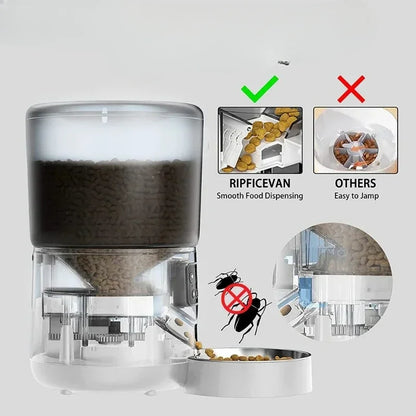 Smart Feast 4L: Automatic Cat and Dog Feeder with Timed food Dispensing
