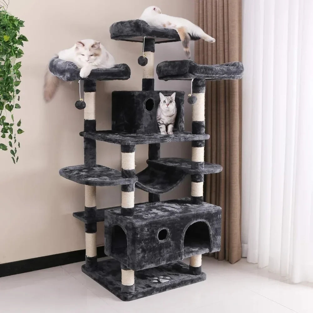Epic Adventure - Multi-Level Cat Tree. The Ultimate Playground!