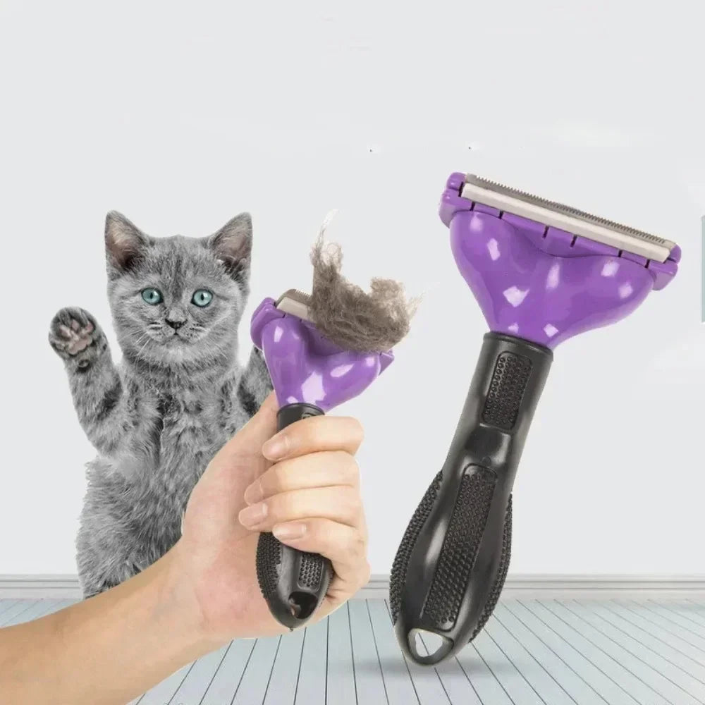 Pet Hair Removal Brush with Release Button