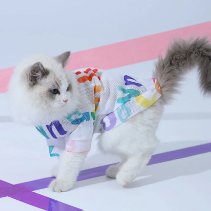 Sunny Paws: Stylish Summer Vest For Cats and Small Dogs