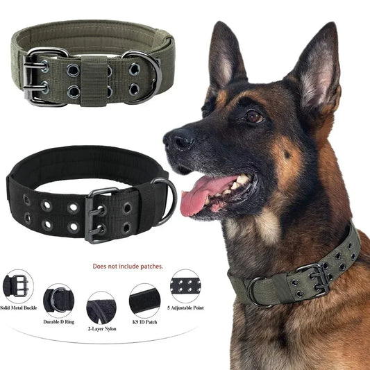 Secure Fit, Lasting Comfort: The Double Buckle Adjustable Dog Collar