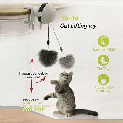 Electronic Motion Cat Toy with Electric Lifting Ball
