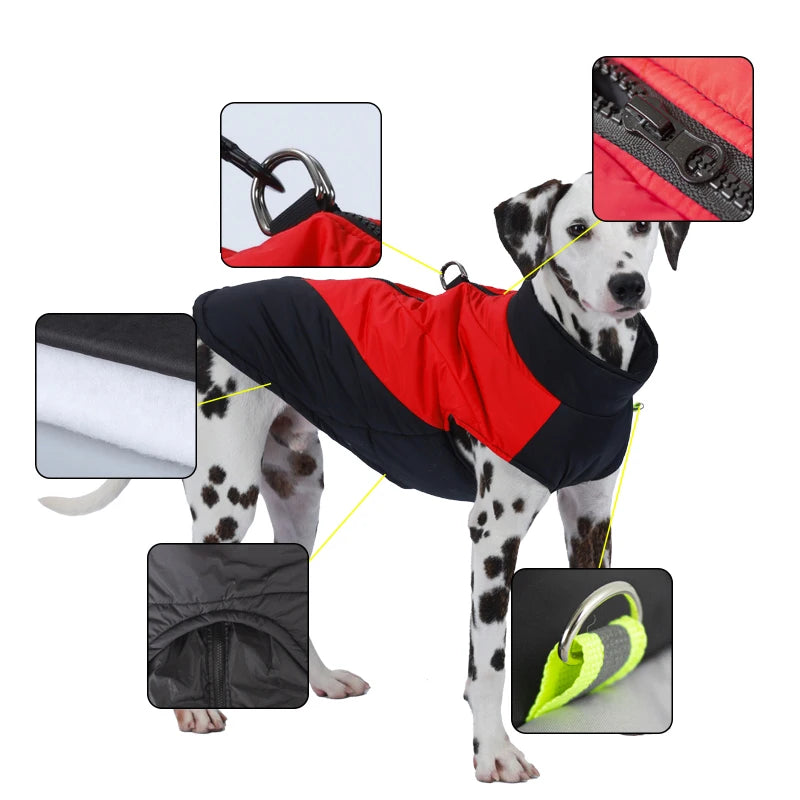 PuddleProof: Stylish Waterproof Dog Jacket for All Sizes