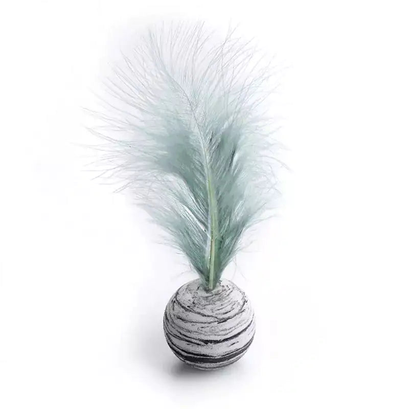 Feather Frenzy: The Ultimate Cat Toy Feather Ball for Endless Playtime Fun!