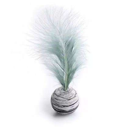 Feather Frenzy: The Ultimate Cat Toy Feather Ball for Endless Playtime Fun!