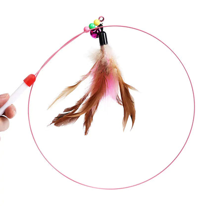 Feather Tease - The Ultimate in Feathered  Cat Toys