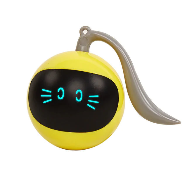 Luminous Swivel Cat Ball: Featuring 360° Rotation and Color LED Indicators
