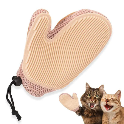 Purrfect Groom: Cat Hair Remover Glove for Effortless Shedding Control